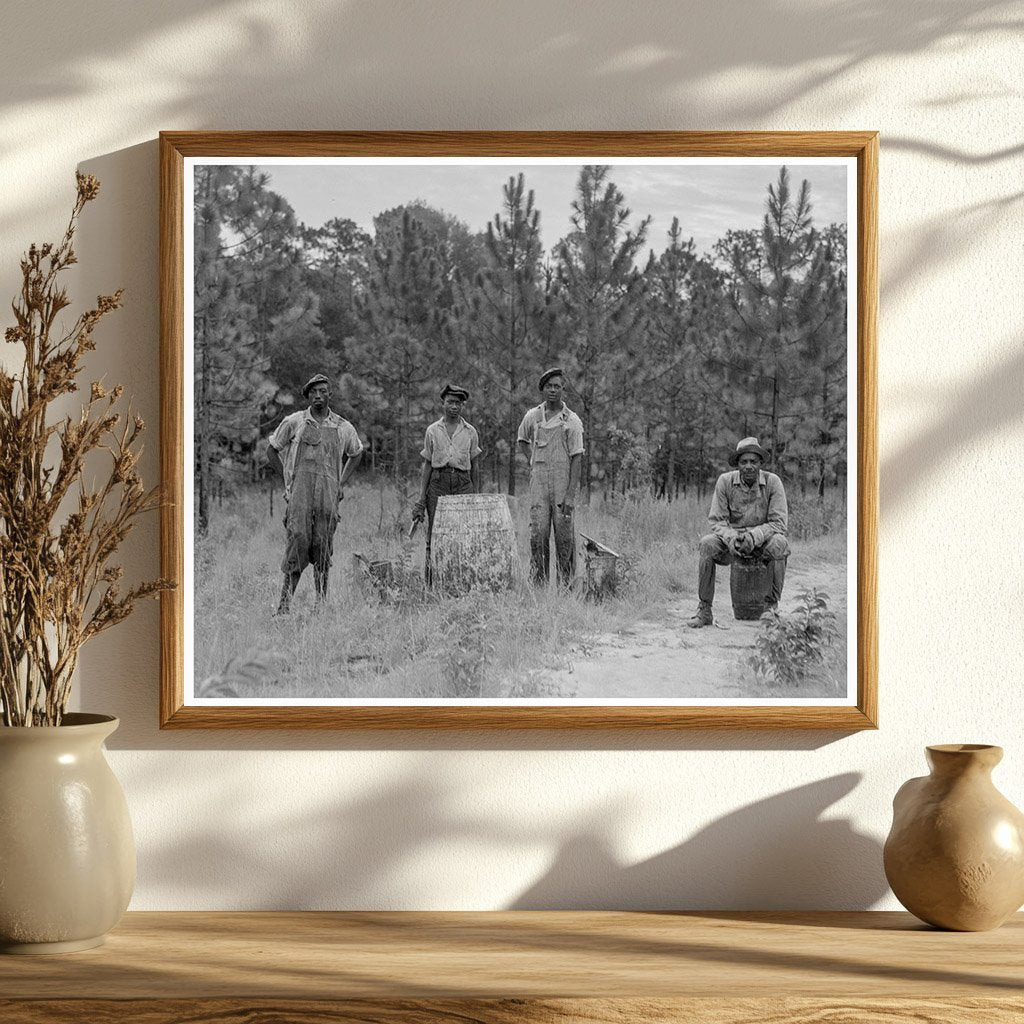 Turpentine Workers in Georgia July 1937 Vintage Photo - Available at KNOWOL