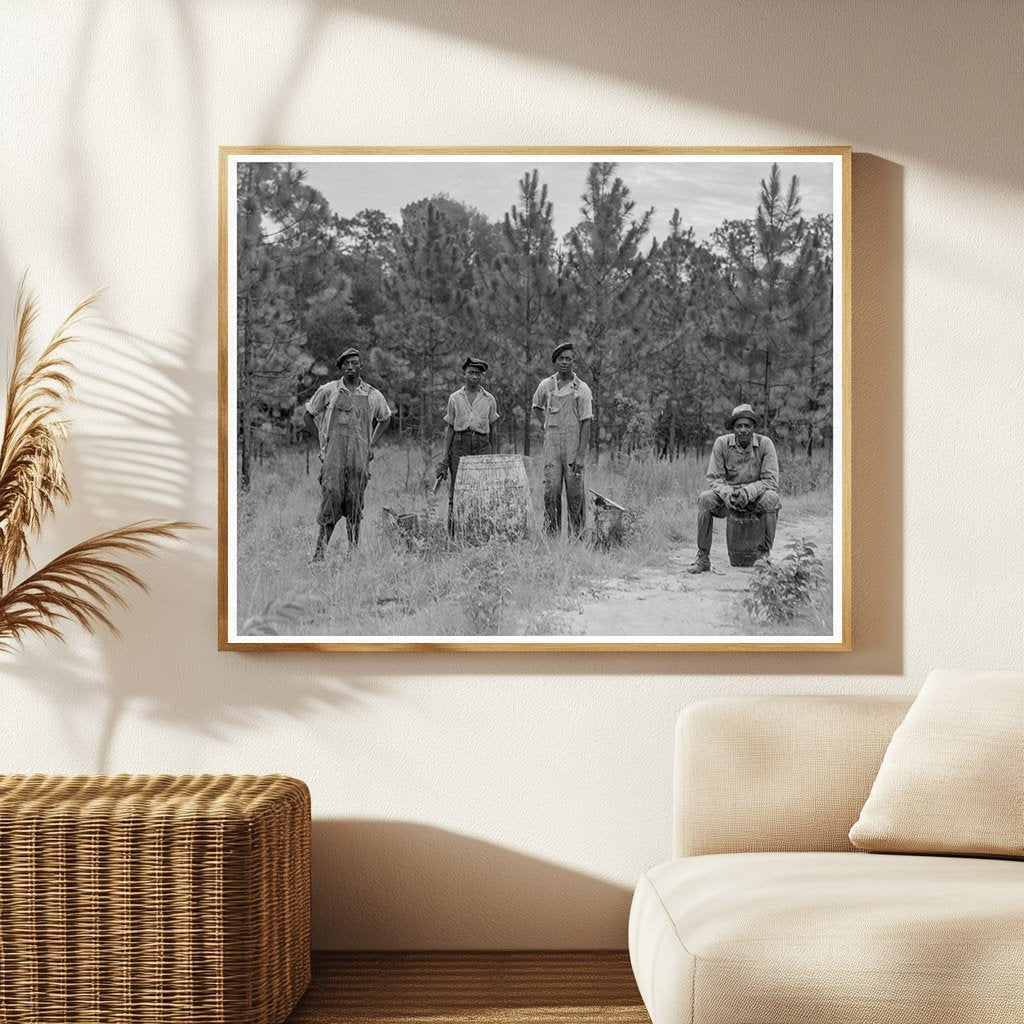 Turpentine Workers in Georgia July 1937 Vintage Photo - Available at KNOWOL