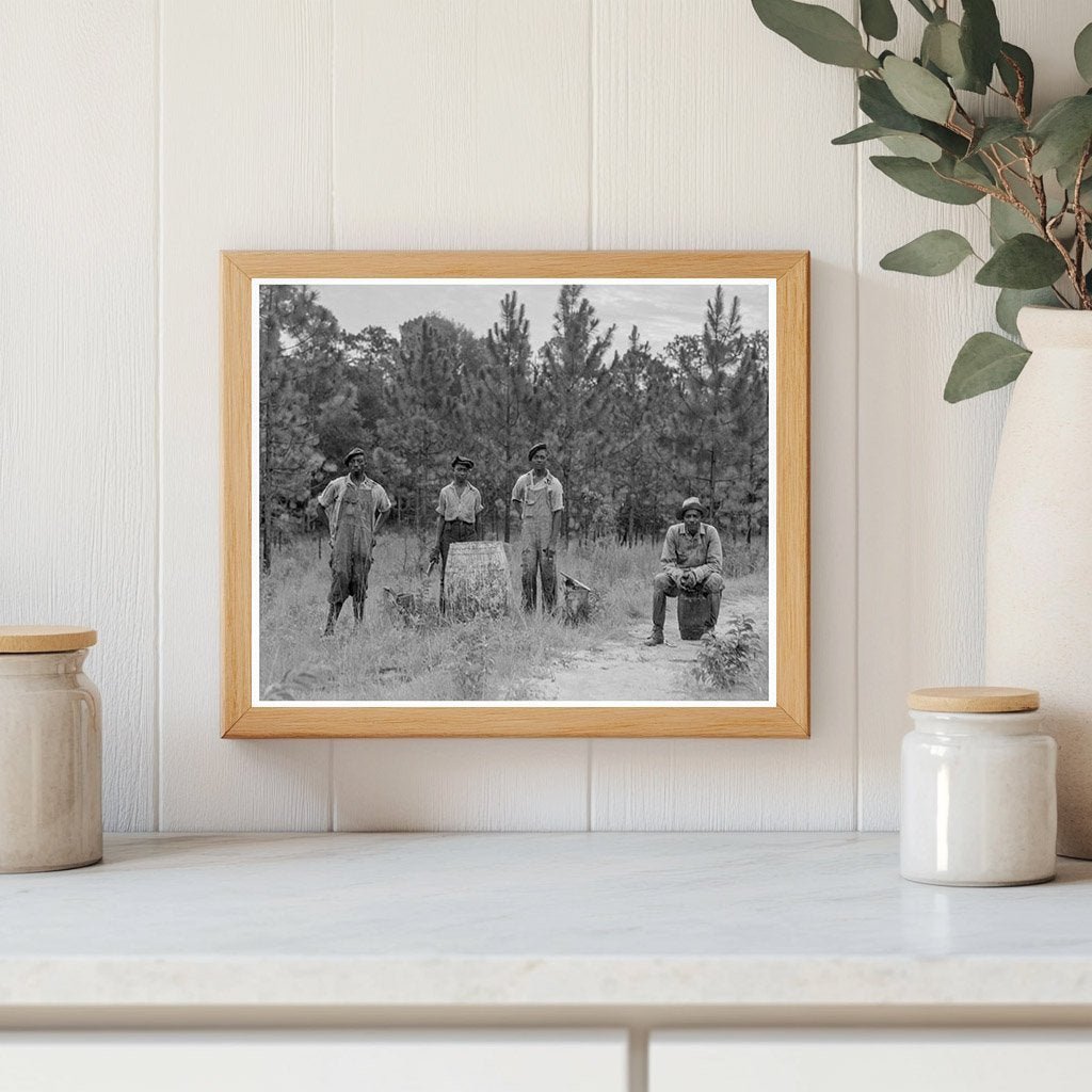 Turpentine Workers in Georgia July 1937 Vintage Photo - Available at KNOWOL