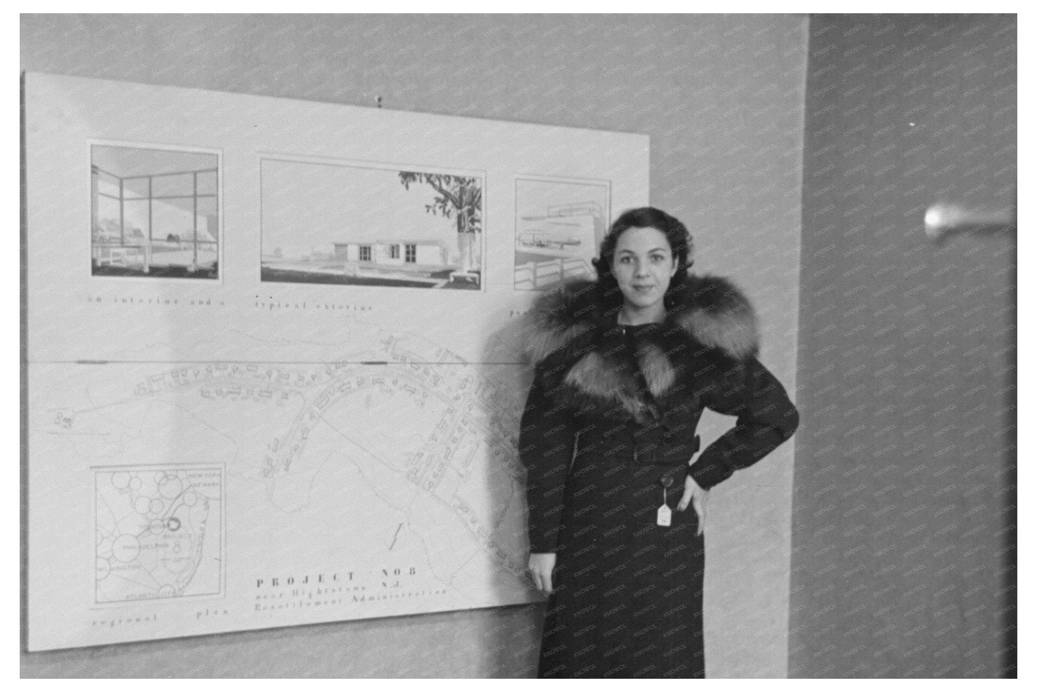 Vintage 1936 Jersey Homesteads Coat Mannequin New York City - Available at KNOWOL