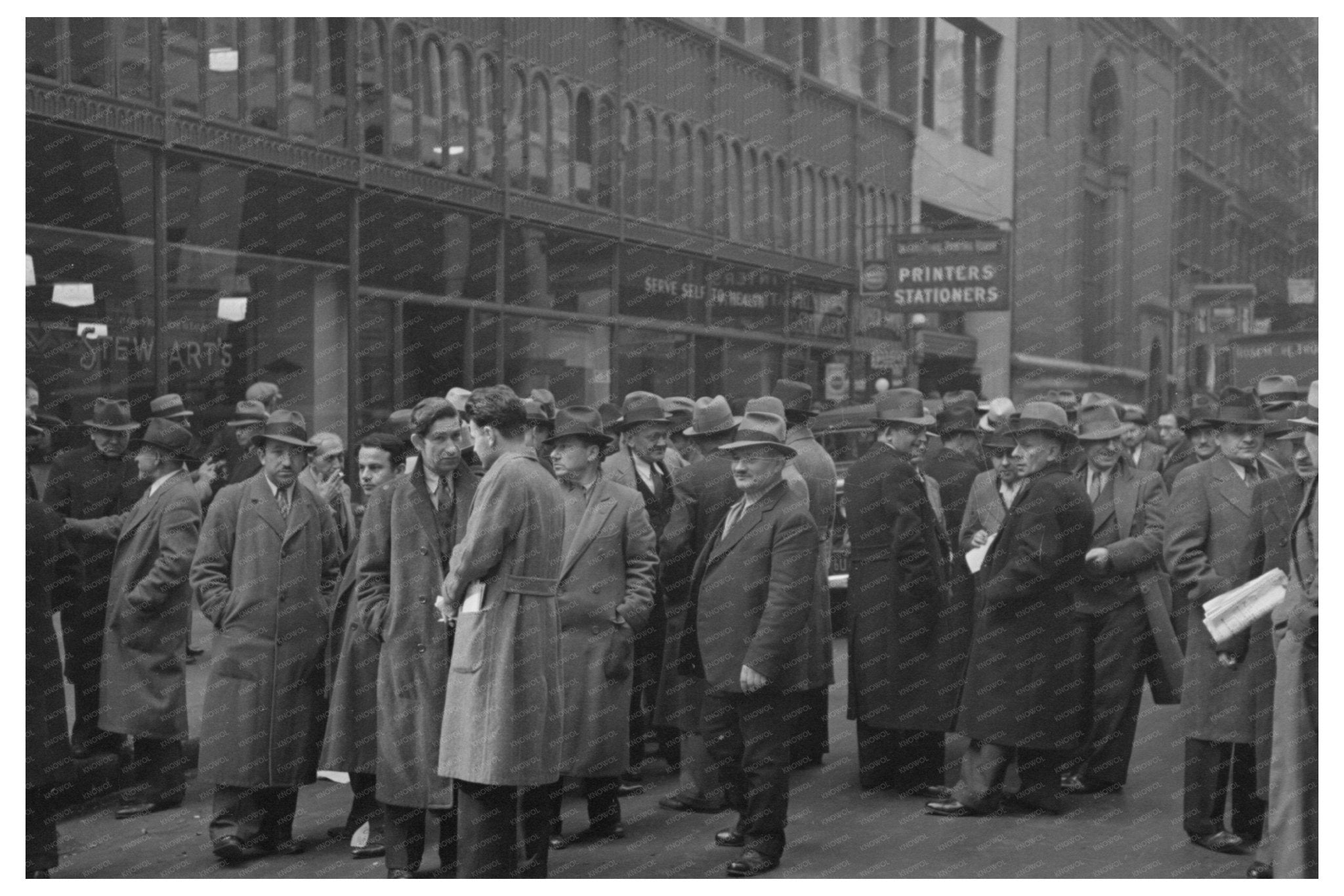 Vintage 1936 Photo of 7th Avenue New York City Scene - Available at KNOWOL