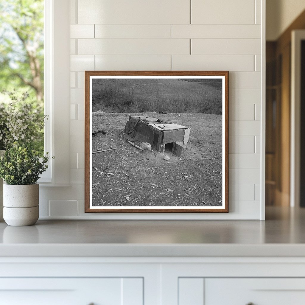 Vintage 1937 Farm Structures in North Dakota Drought Landscape - Available at KNOWOL