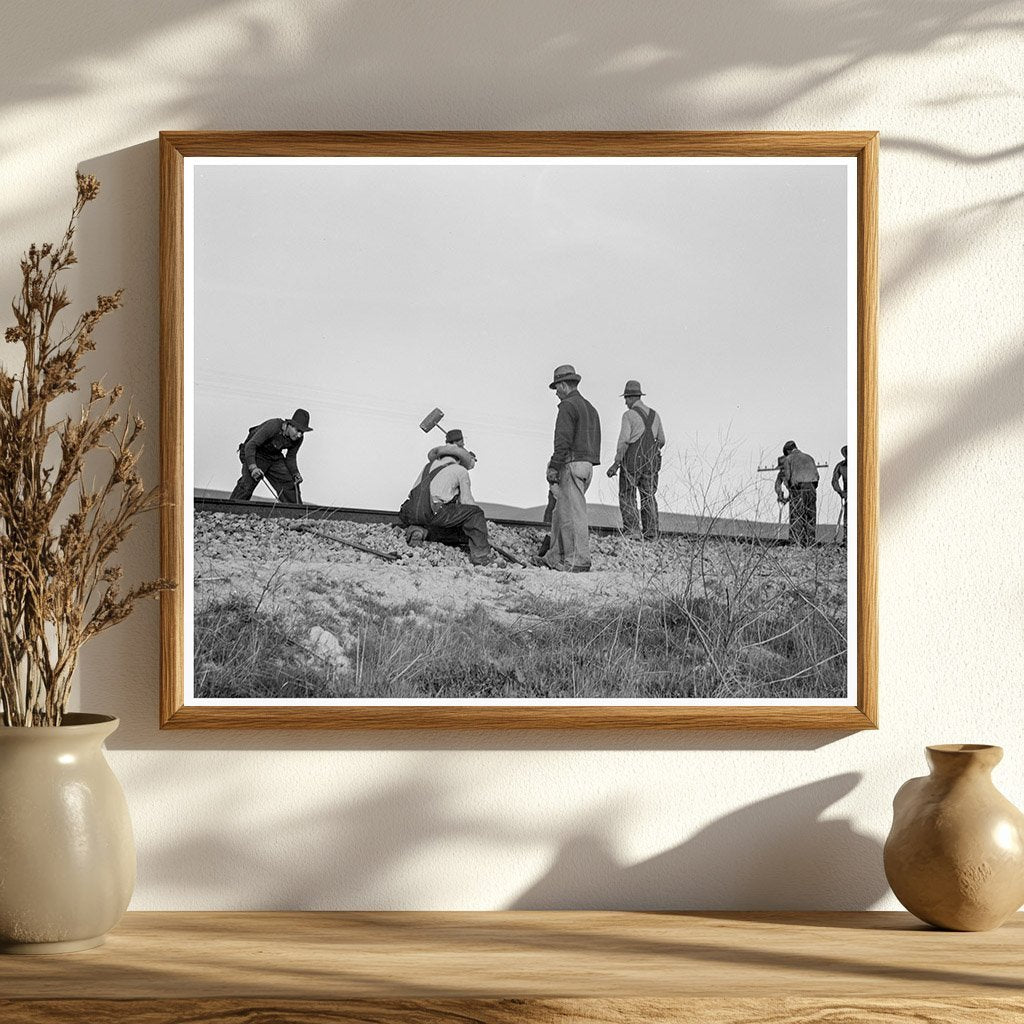 Vintage 1937 Photo of White Section Gang in King City California - Available at KNOWOL