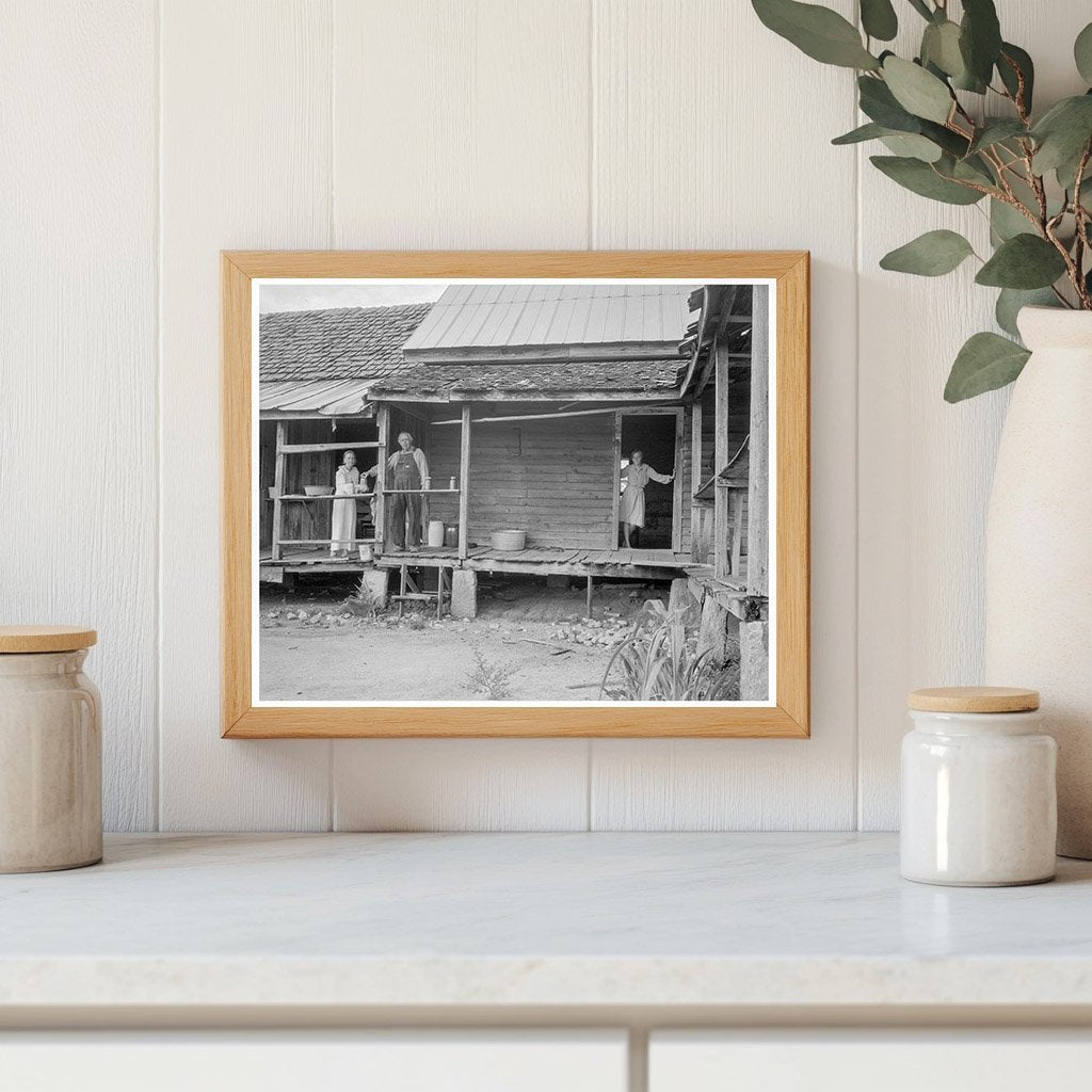 Vintage 1937 Photograph of Georgia Cotton Farmers Home - Available at KNOWOL