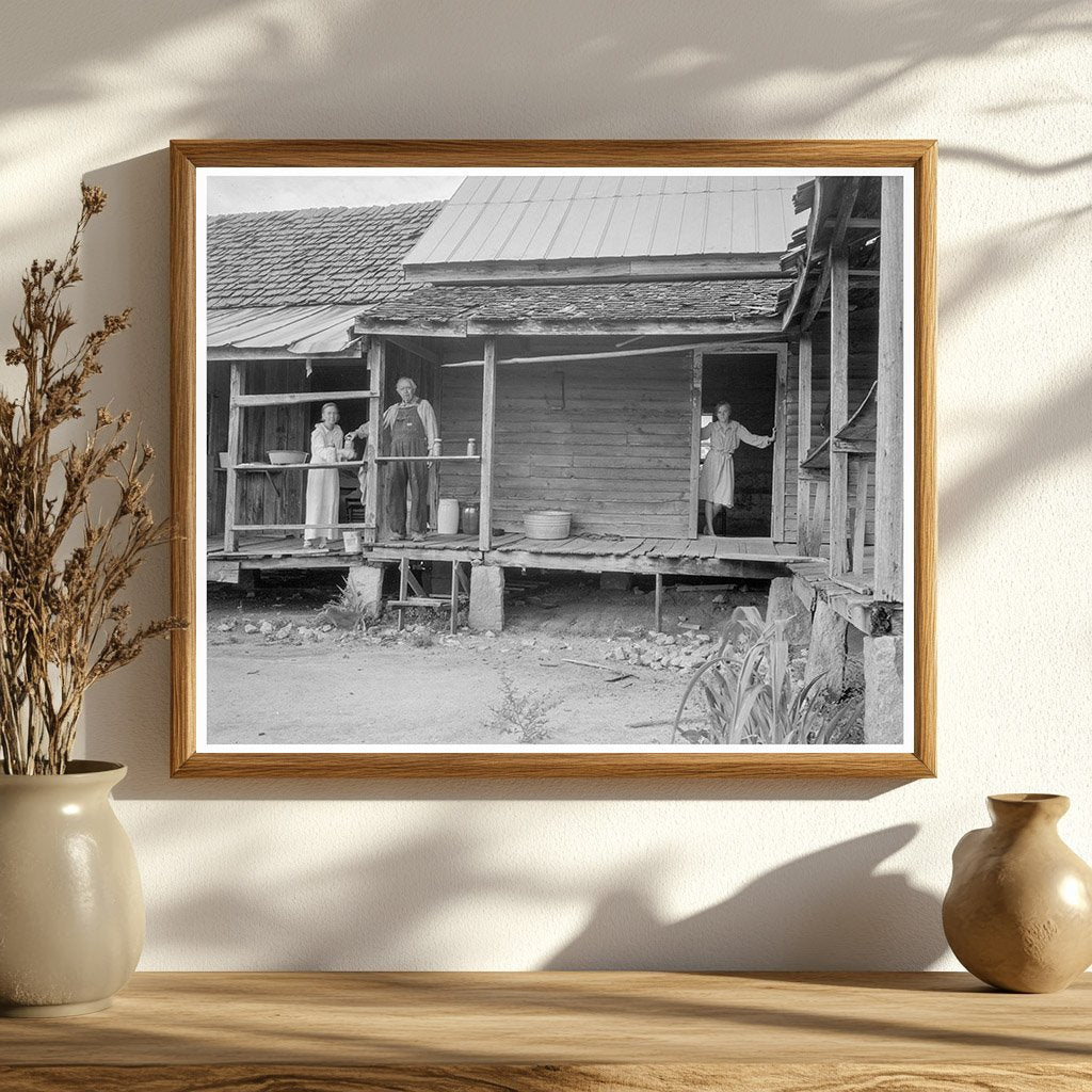 Vintage 1937 Photograph of Georgia Cotton Farmers Home - Available at KNOWOL