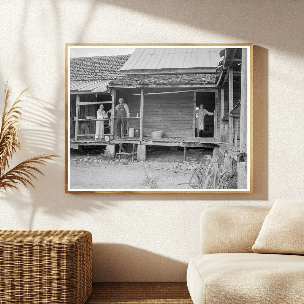 Vintage 1937 Photograph of Georgia Cotton Farmers Home - Available at KNOWOL