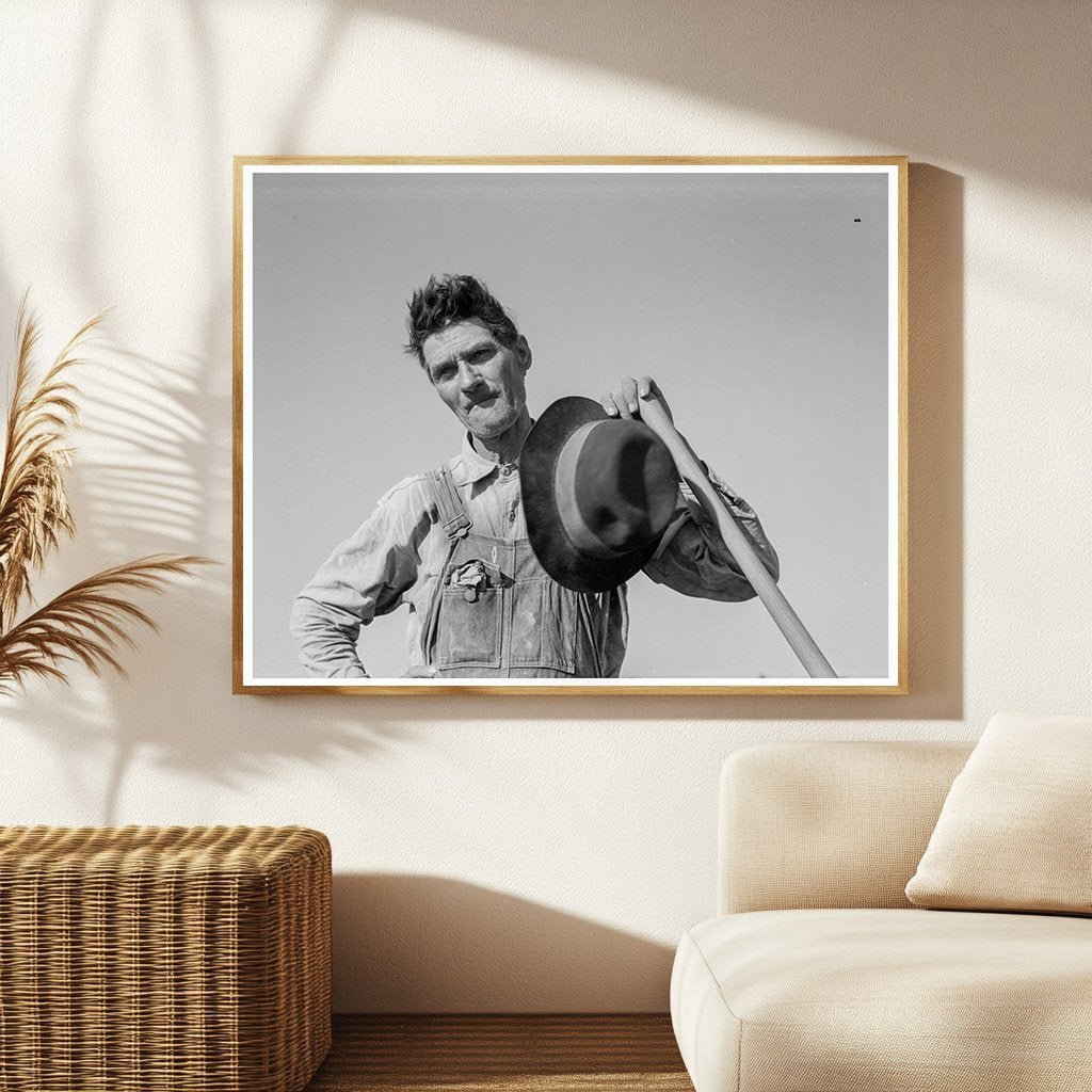 Vintage 1937 Photograph of Laborer in Mississippi Delta - Available at KNOWOL