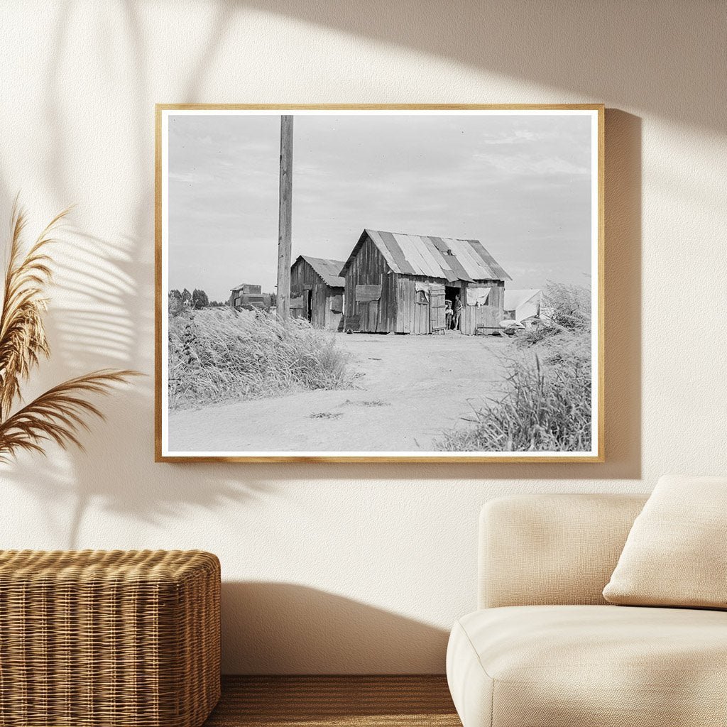 Vintage 1938 Photo of Arizona Migrant Worker Home - Available at KNOWOL