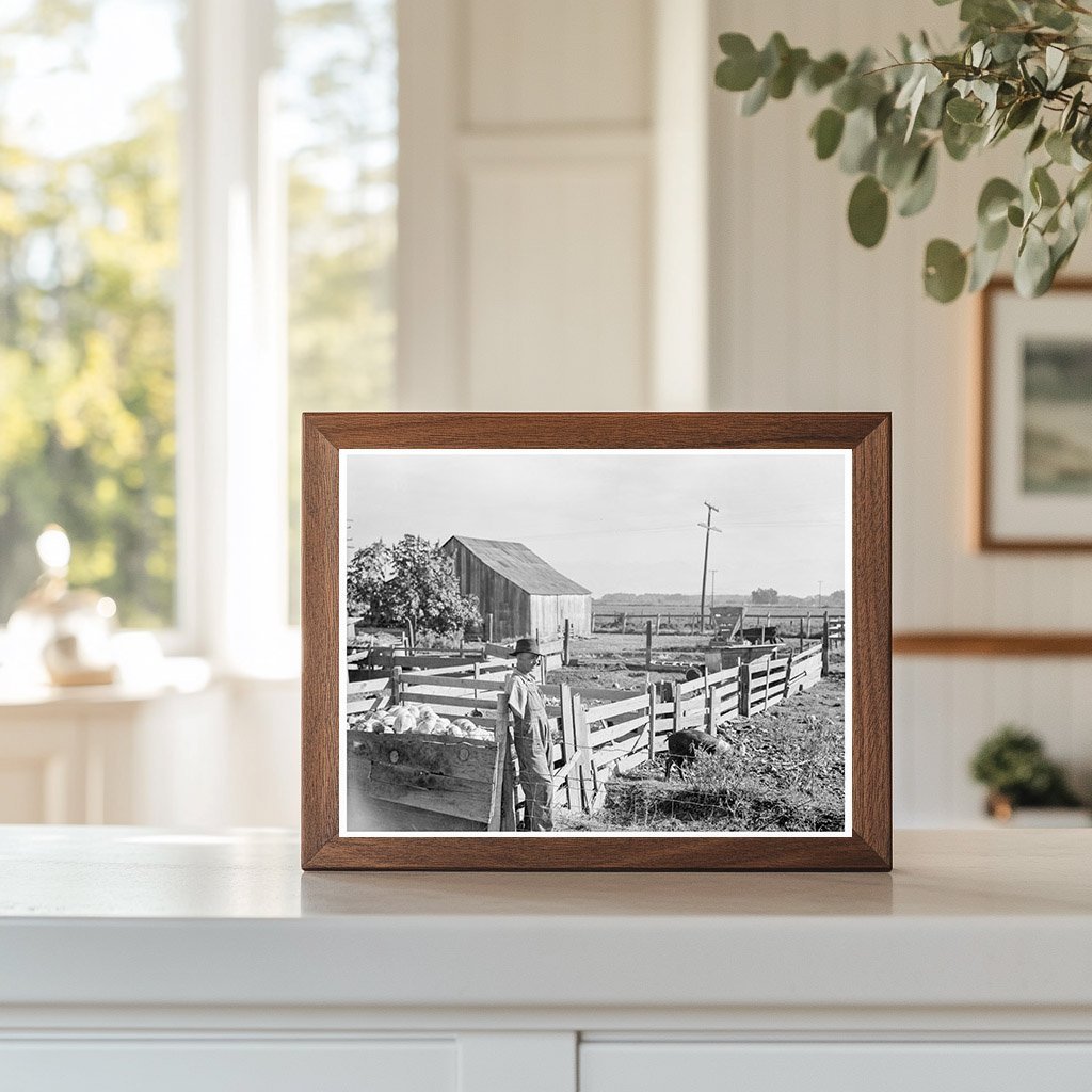 Vintage 1938 Photo of Rural Life in Tulare County California - Available at KNOWOL