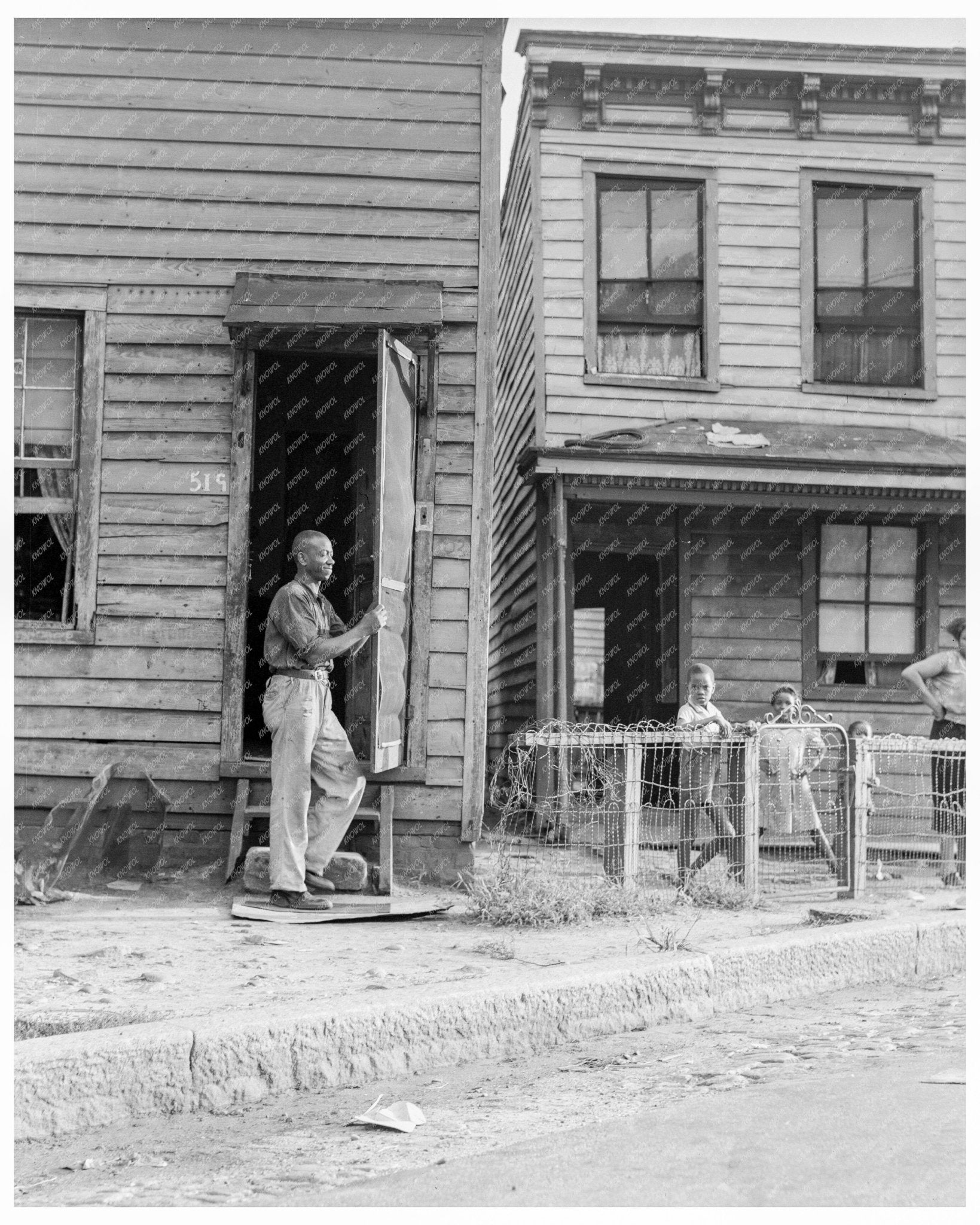 Vintage 1938 Richmond Virginia Housing Three Rooms for Twelve Dollars Monthly - Available at KNOWOL