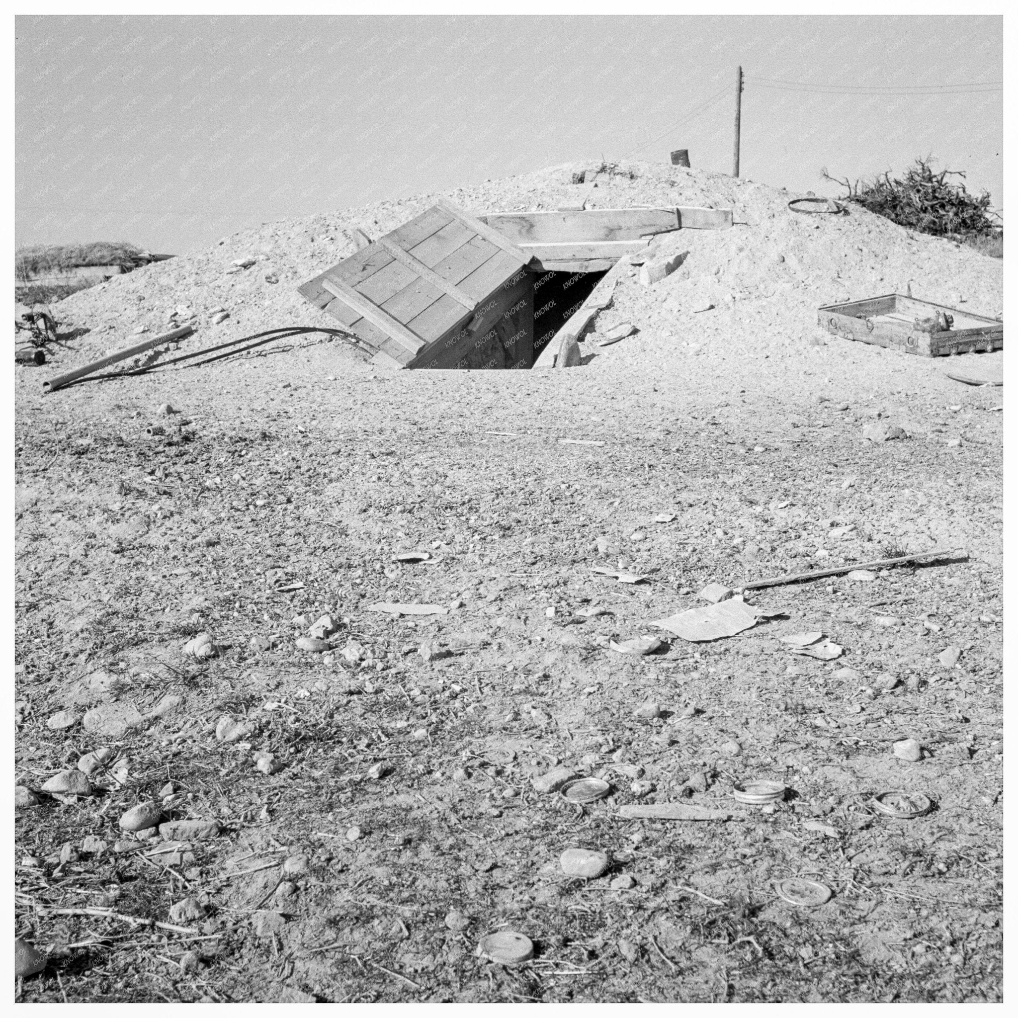Vintage 1939 Basement Dugout House in Malheur County Oregon - Available at KNOWOL