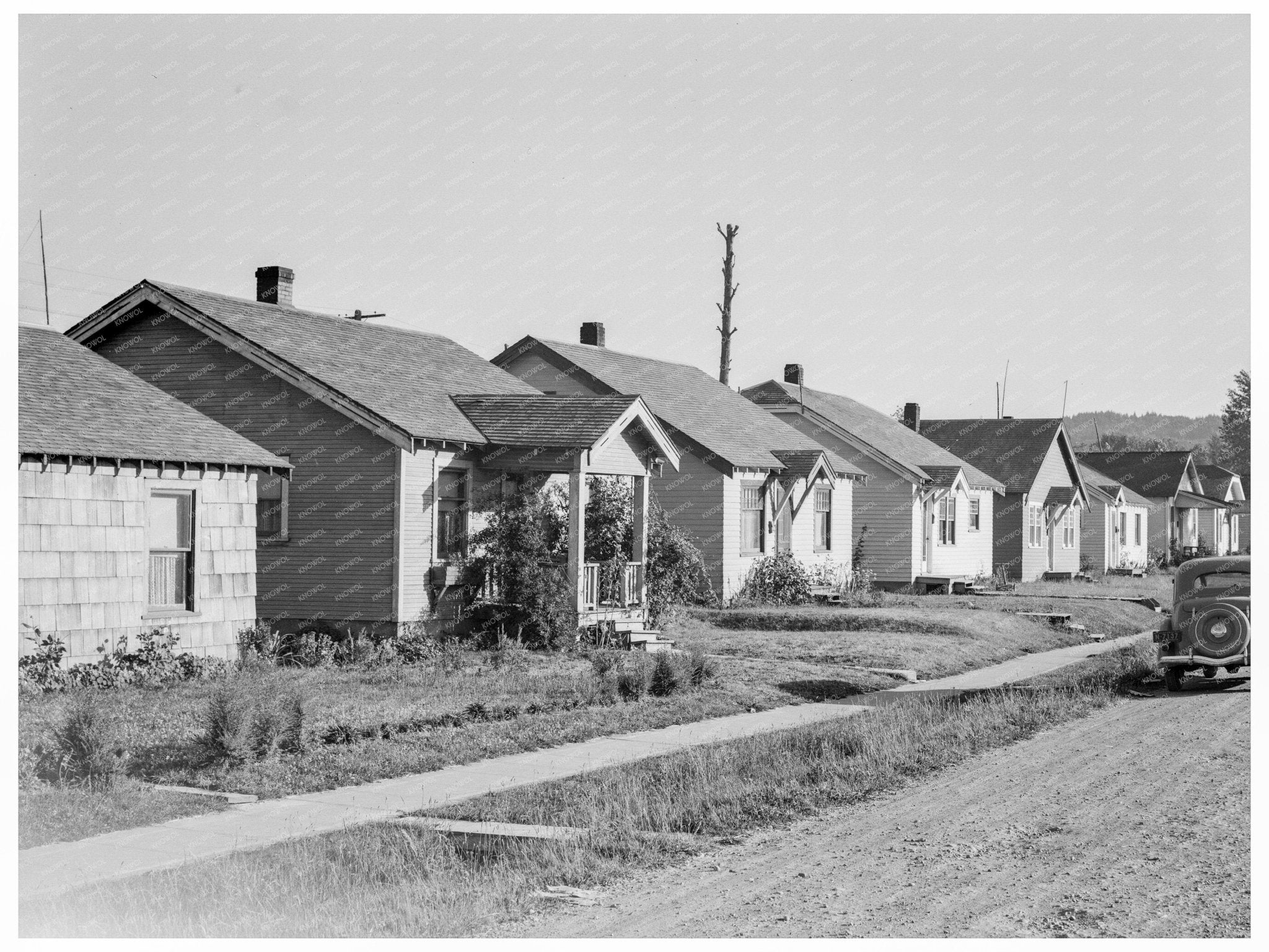 Vintage 1939 Home for Mill Workers in Longview Washington - Available at KNOWOL