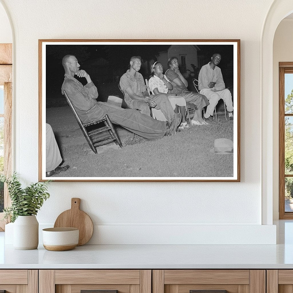 Vintage 1939 Image of Workers Alliance Meeting in Oklahoma - Available at KNOWOL