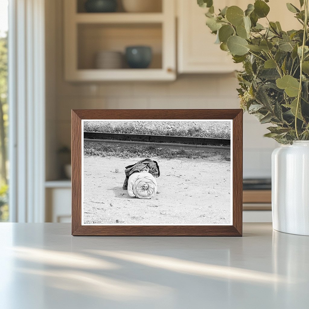 Vintage 1939 Photo of Worker Near Pea Packing Plant California - Available at KNOWOL