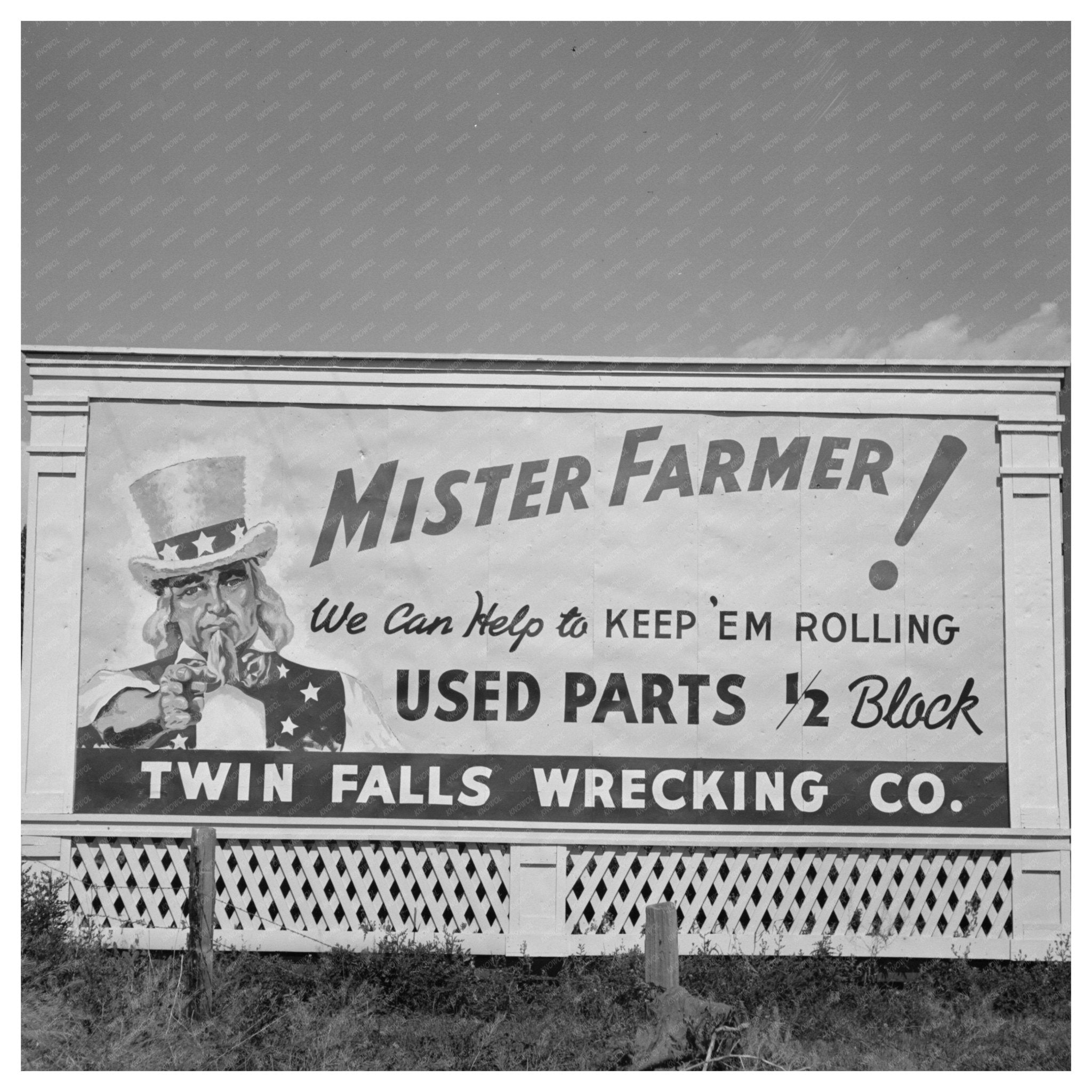 Vintage 1942 Photo of Idaho During World War II - Available at KNOWOL