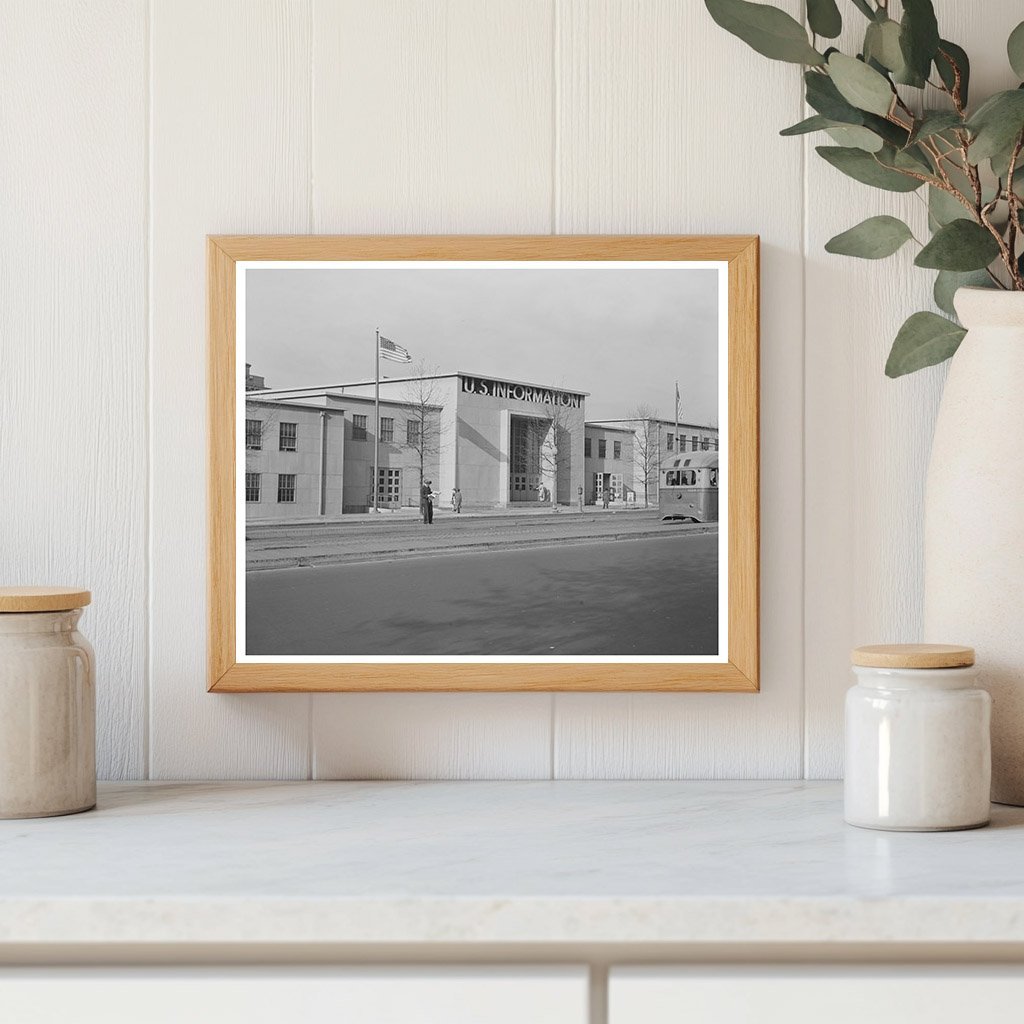 Vintage 1943 Architectural Details of U.S. Information Building - Available at KNOWOL
