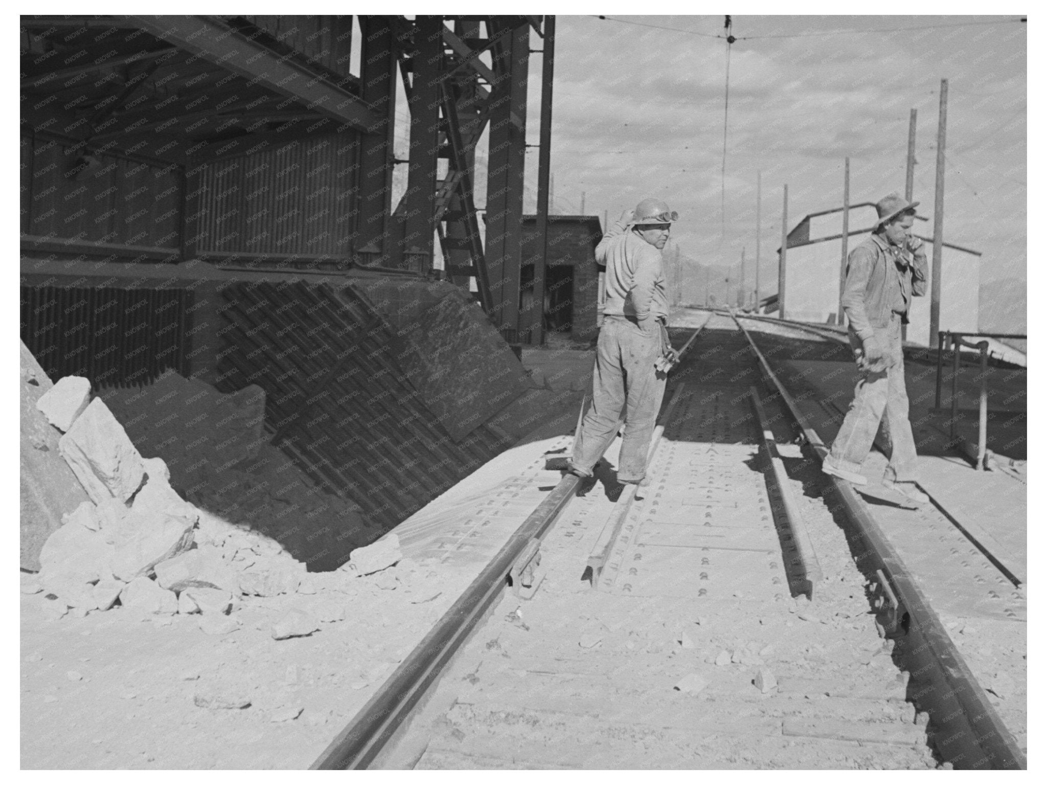 Vintage 1950 Copper Concentrator Entrance Morenci Arizona - Available at KNOWOL