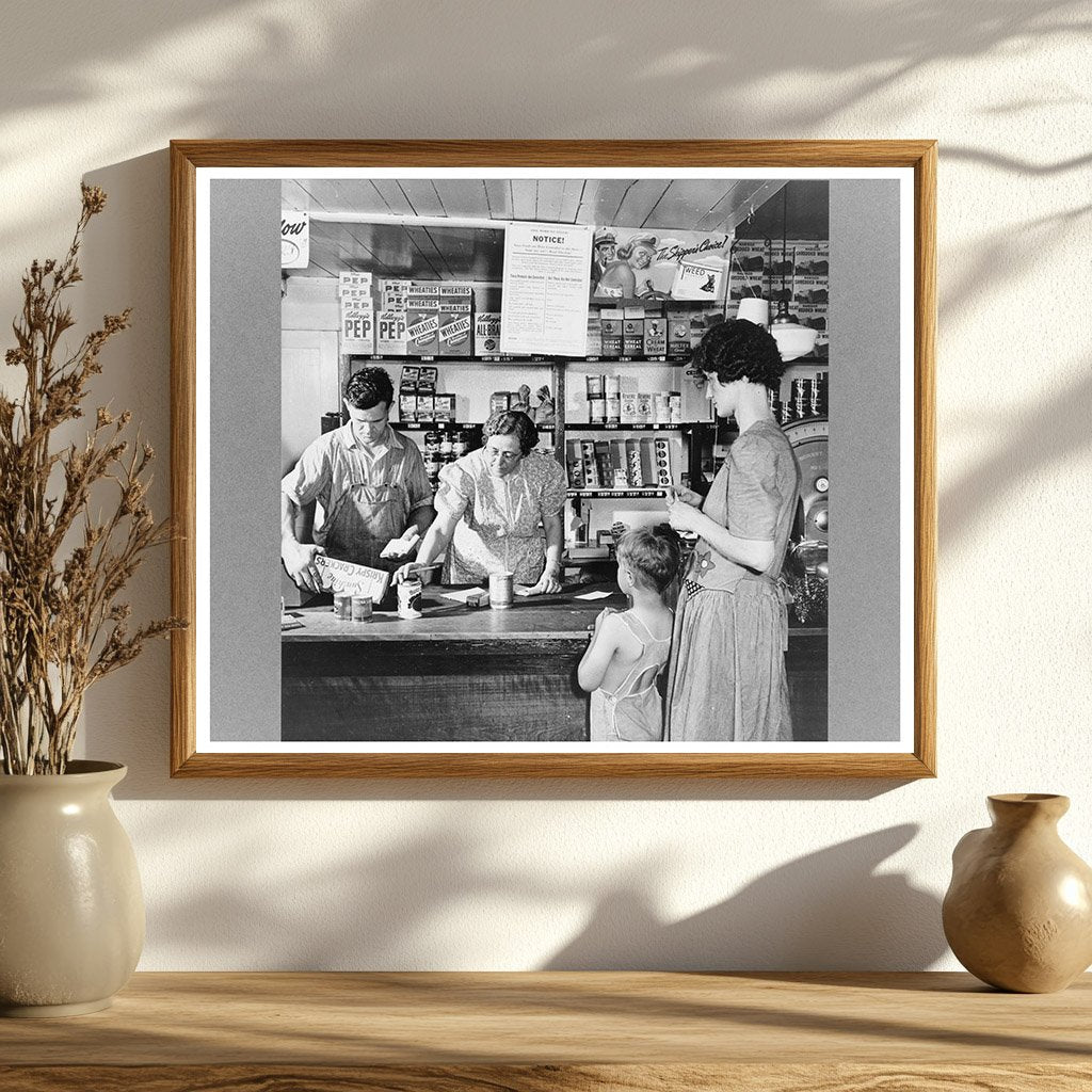 Vintage 1950 West Danville Vermont General Store Scene - Available at KNOWOL