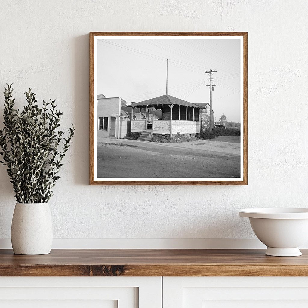 Vintage Bandstand in Littlefork Minnesota 1937 - Available at KNOWOL