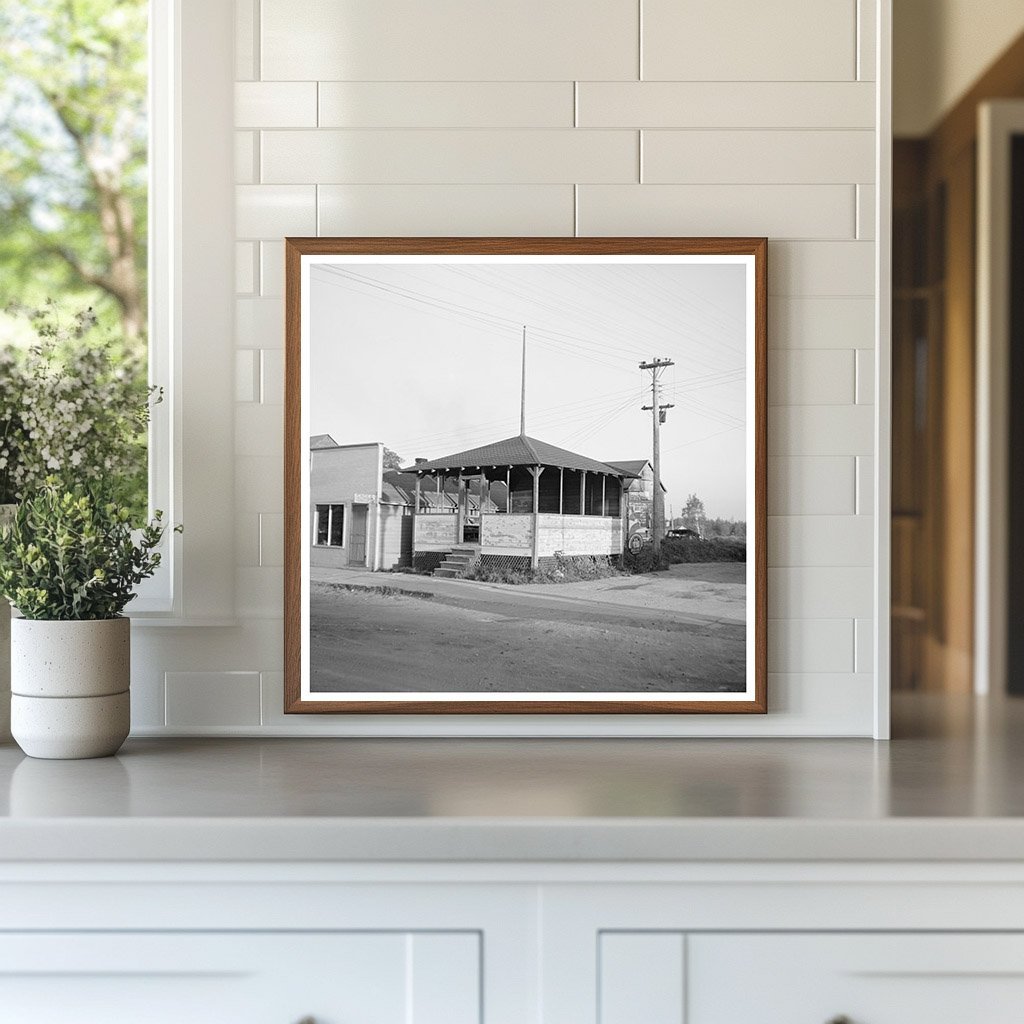Vintage Bandstand in Littlefork Minnesota 1937 - Available at KNOWOL