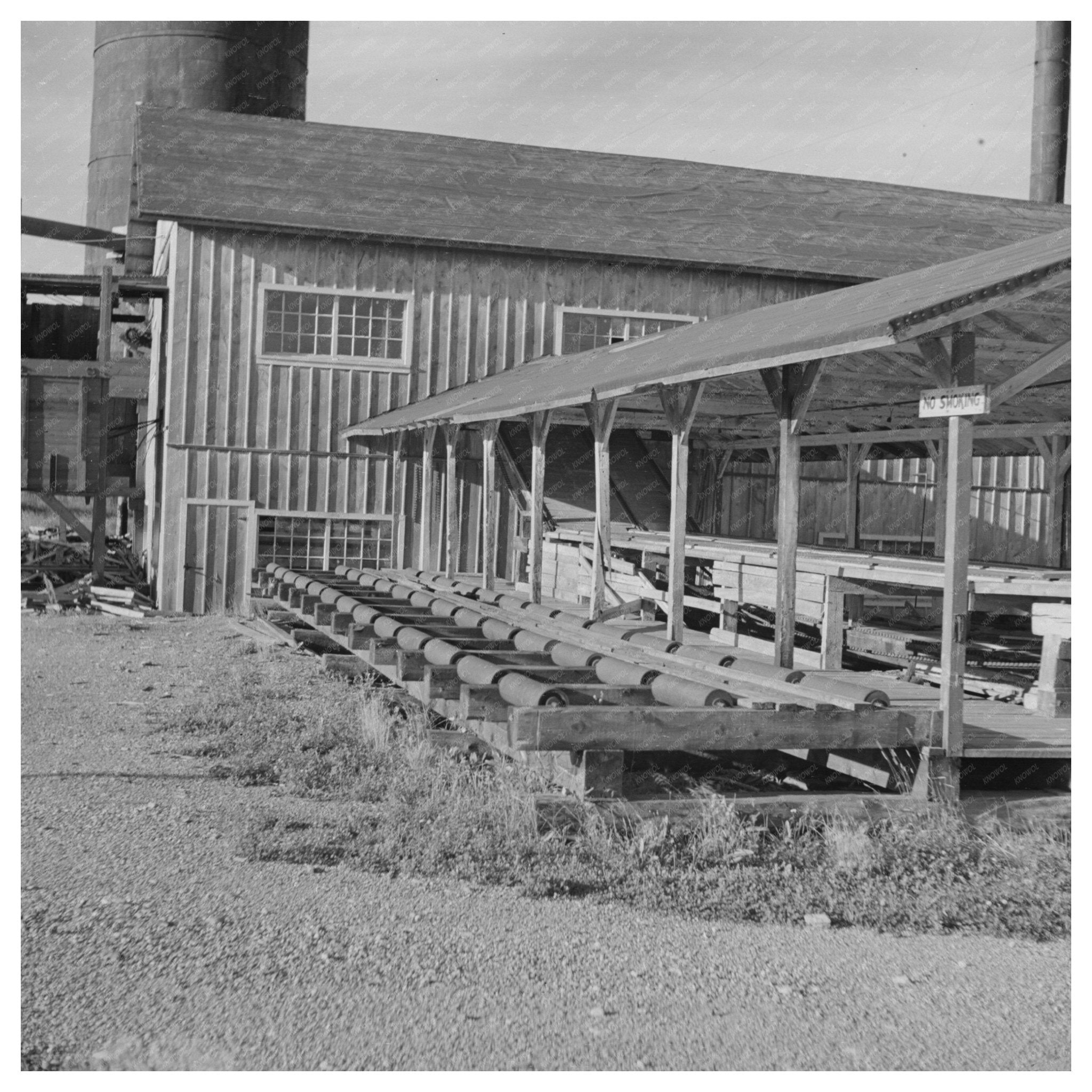 Vintage Box Factory in Tower Minnesota August 1937 - Available at KNOWOL