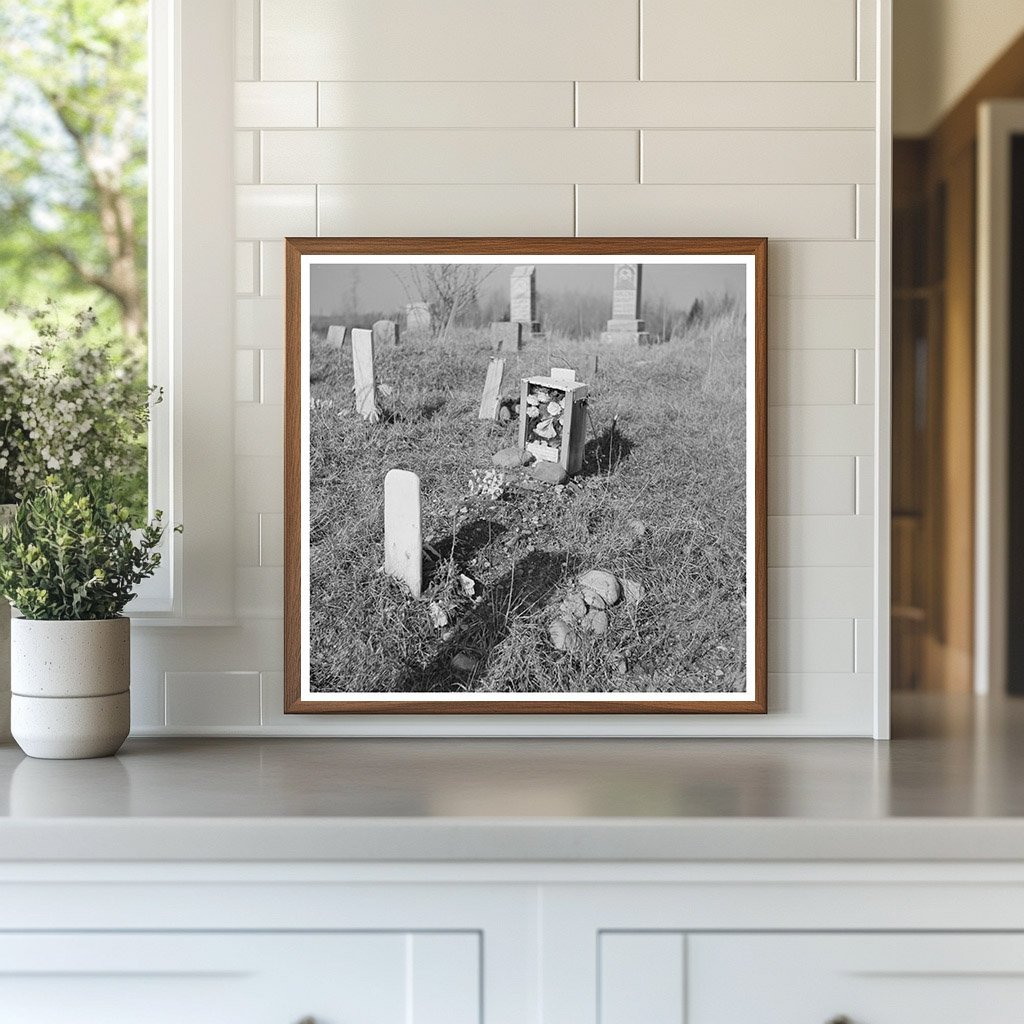 Vintage Cemetery Gravestones Florence County Wisconsin 1937 - Available at KNOWOL