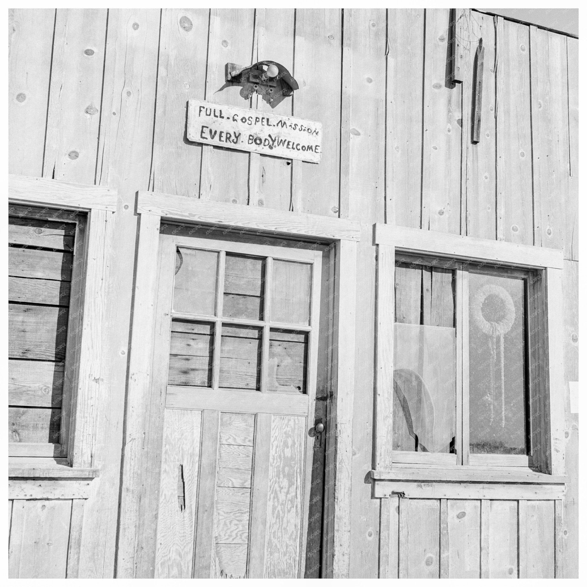 Vintage Church in Bakersfield California March 1939 - Available at KNOWOL