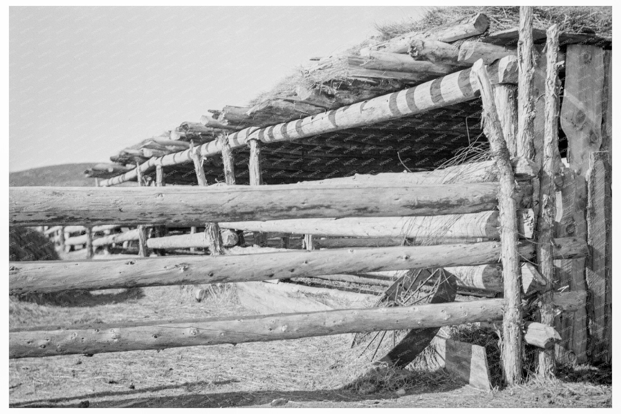 Vintage Corral Near Cordova New Mexico 1935 - Available at KNOWOL