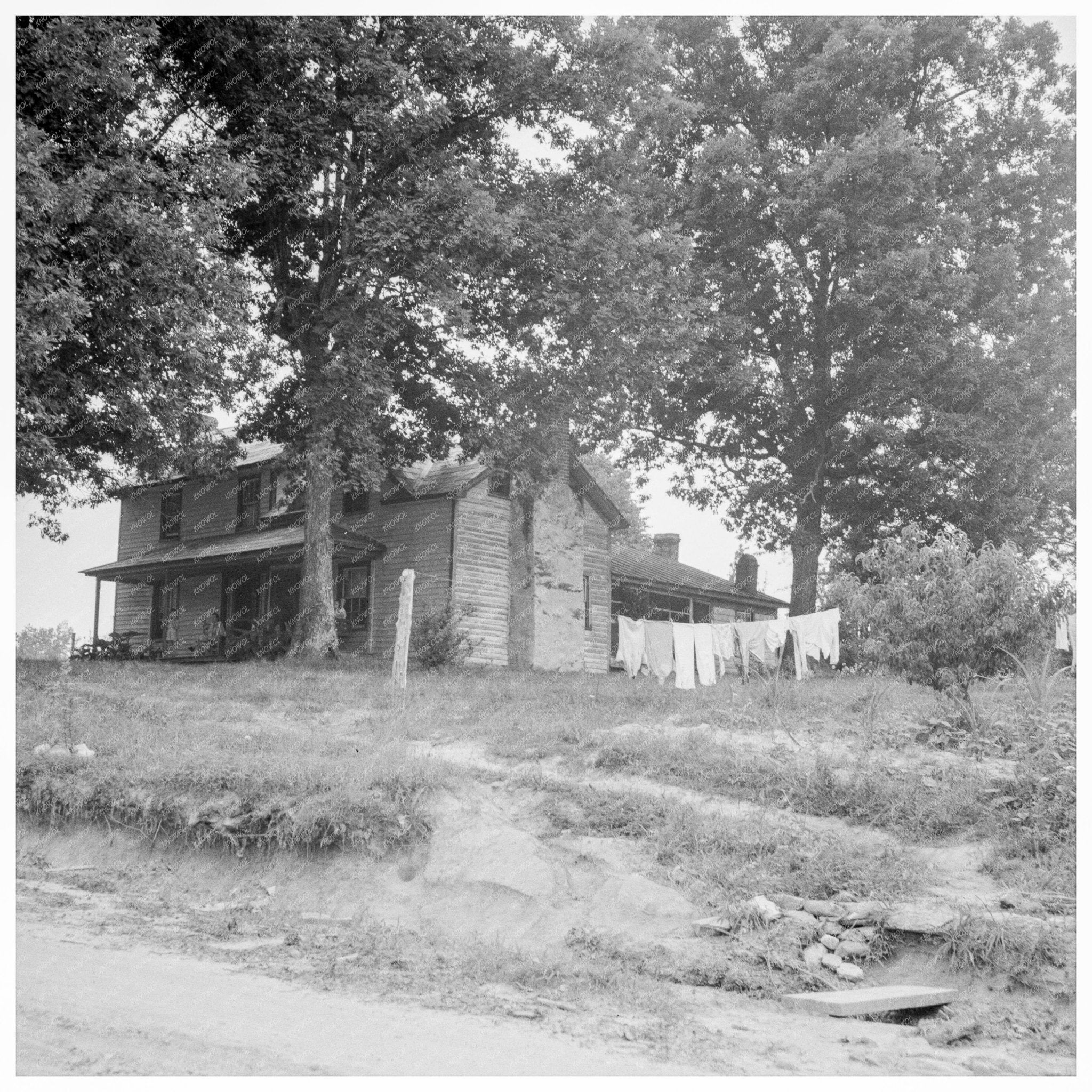 Vintage Farmhouse in Person County North Carolina 1939 - Available at KNOWOL