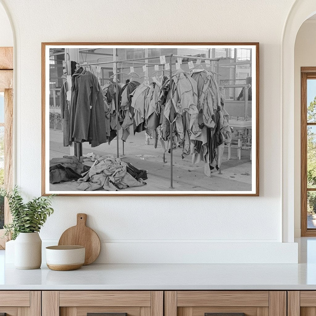 Vintage Garment Factory Racks Hightstown NJ 1936 - Available at KNOWOL