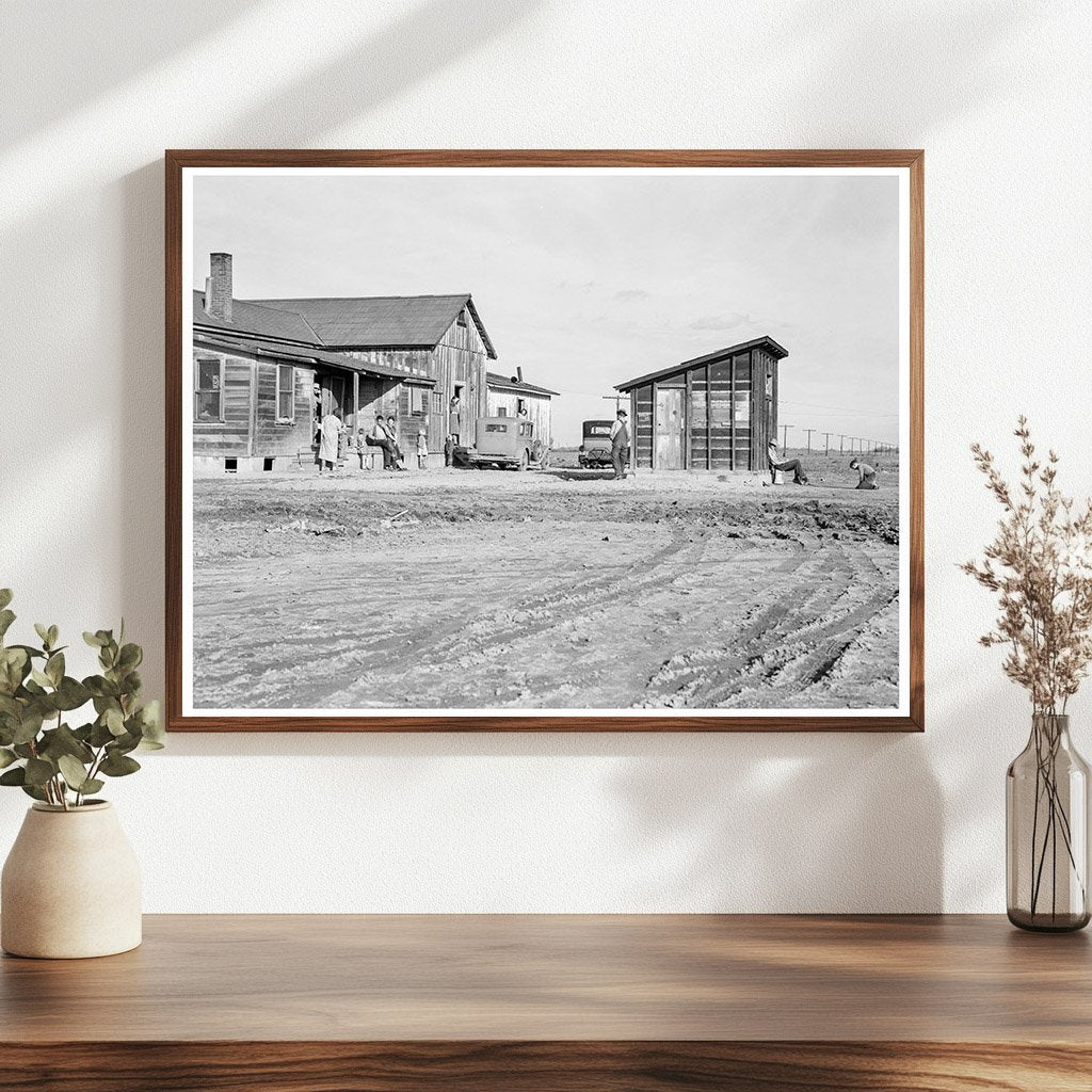 Vintage House for Migrant Families Firebaugh California 1939 - Available at KNOWOL