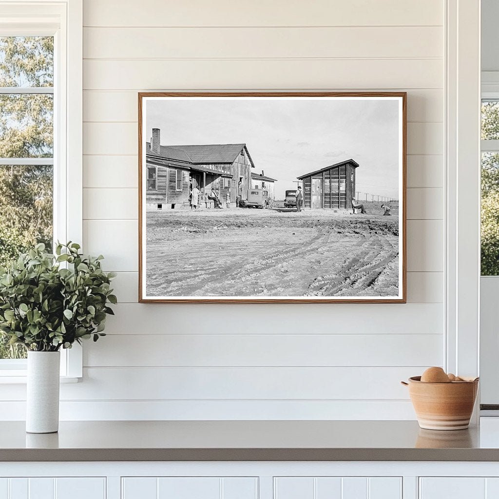 Vintage House for Migrant Families Firebaugh California 1939 - Available at KNOWOL