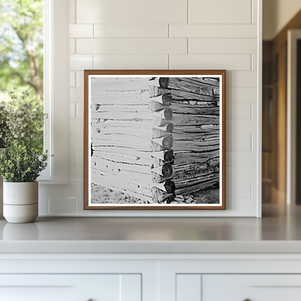 Vintage Log Church in Arnegard North Dakota 1937 - Available at KNOWOL