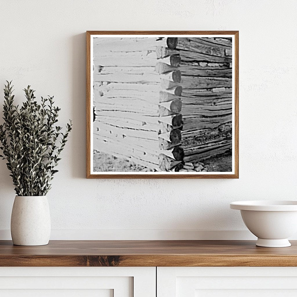 Vintage Log Church in Arnegard North Dakota 1937 - Available at KNOWOL