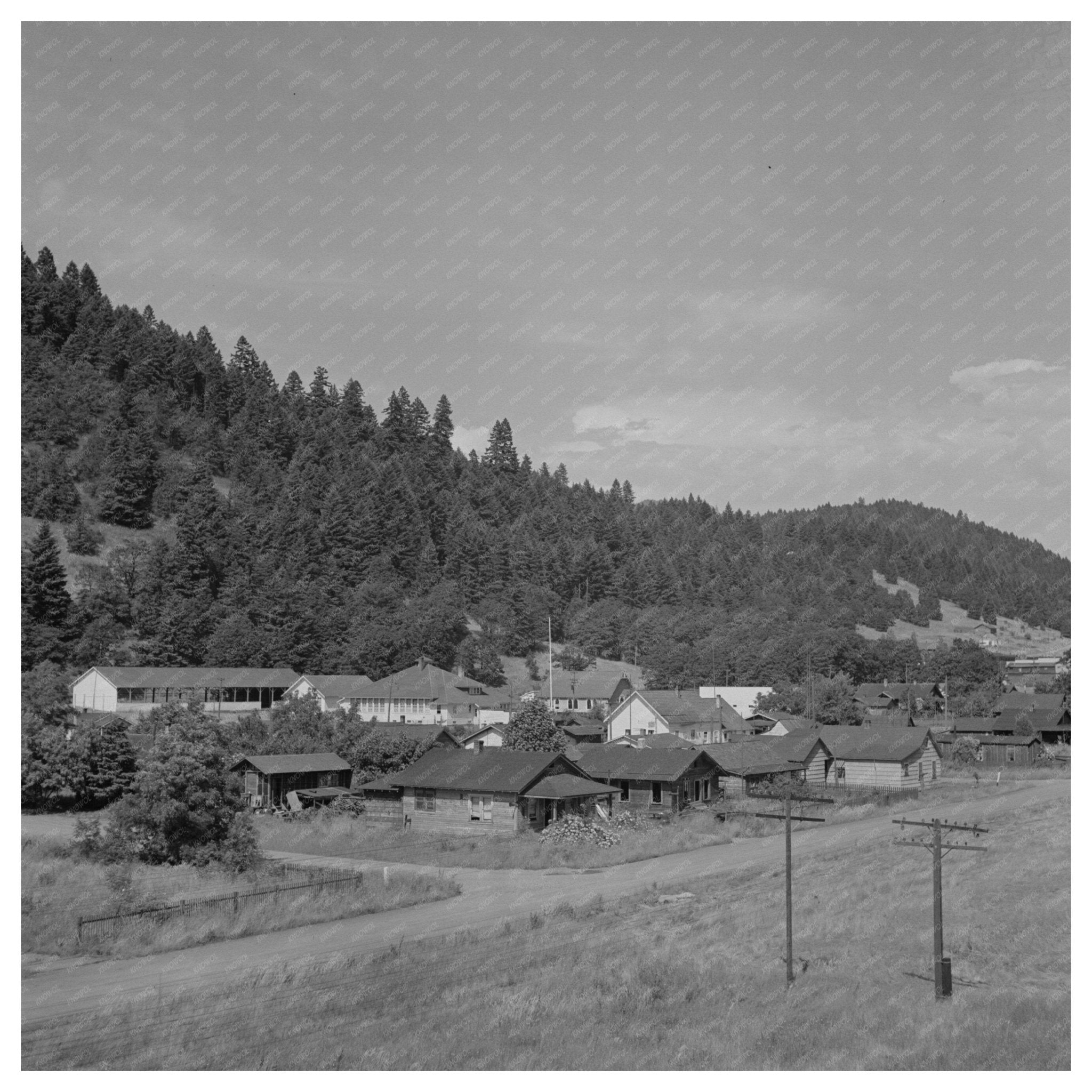 Vintage Oakridge Oregon Residences July 1942 - Available at KNOWOL