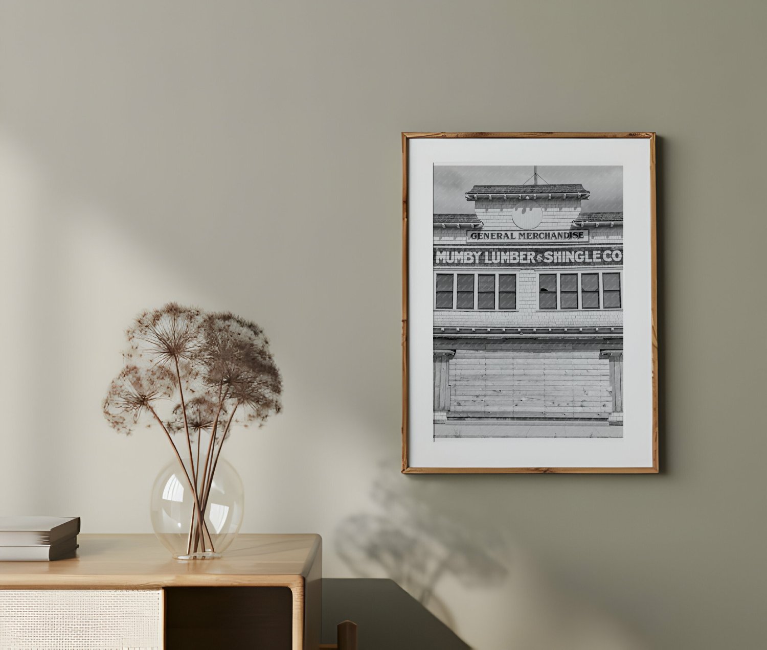 Vintage Office and Company Store in Malone Grays Harbor County Washington 1939 - Available at KNOWOL