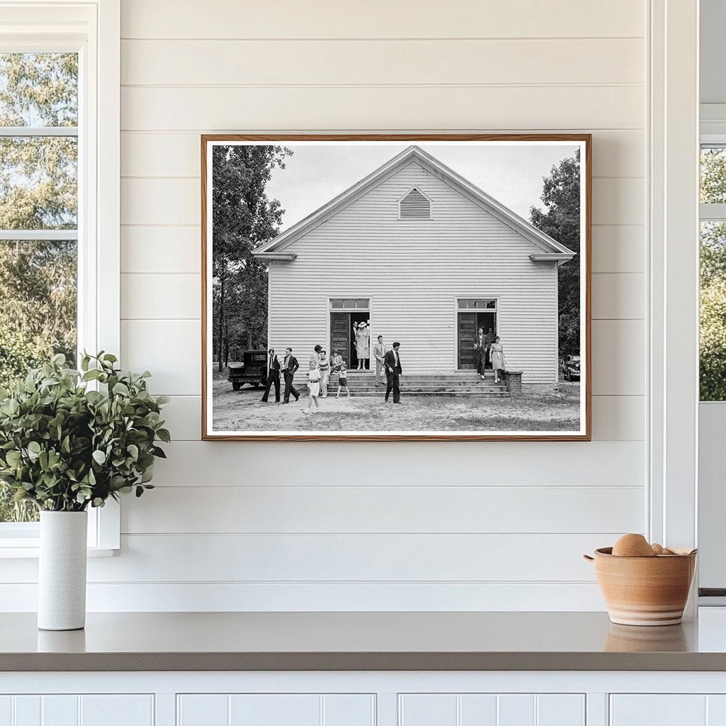 Vintage Photo of Wheeleys Church North Carolina July 1939 - Available at KNOWOL