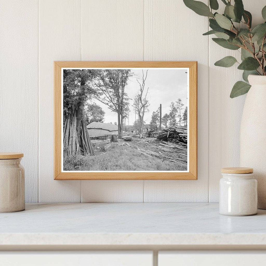 Vintage Portable Sawmill Chapel Hill North Carolina 1939 - Available at KNOWOL