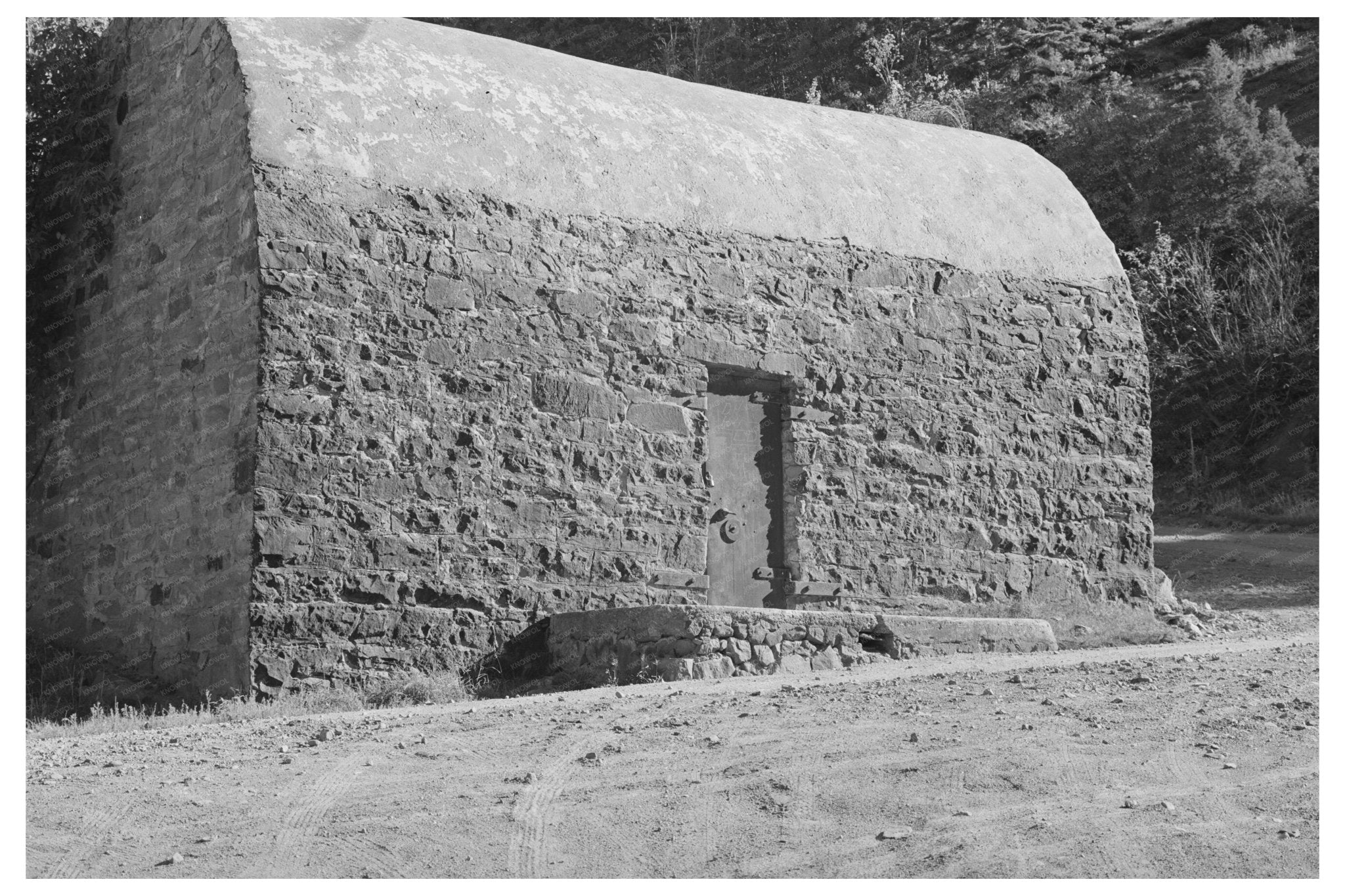 Vintage Powder House Ouray Colorado September 1940 - Available at KNOWOL