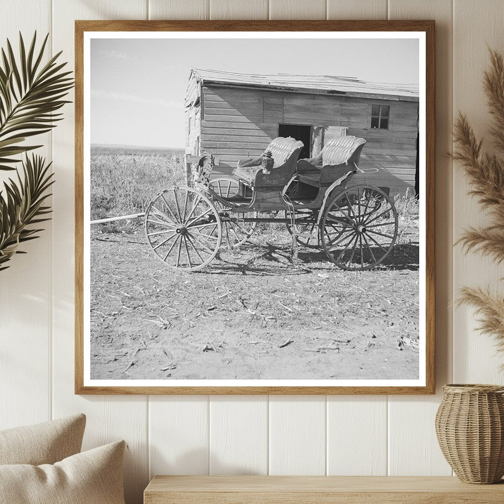 Vintage Roadside Scene in Des Lacs North Dakota 1937 - Available at KNOWOL