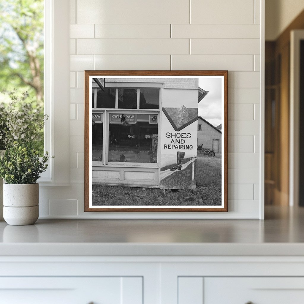 Vintage Shoe Store in Tower Minnesota August 1937 - Available at KNOWOL