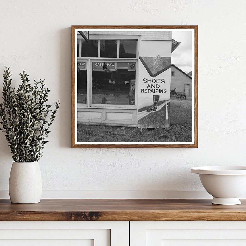 Vintage Shoe Store in Tower Minnesota August 1937 - Available at KNOWOL