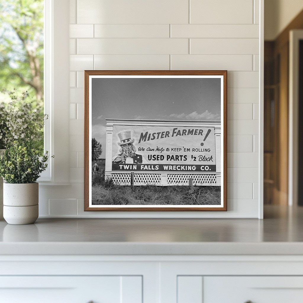 Vintage Twin Falls County Idaho Scene July 1942 - Available at KNOWOL