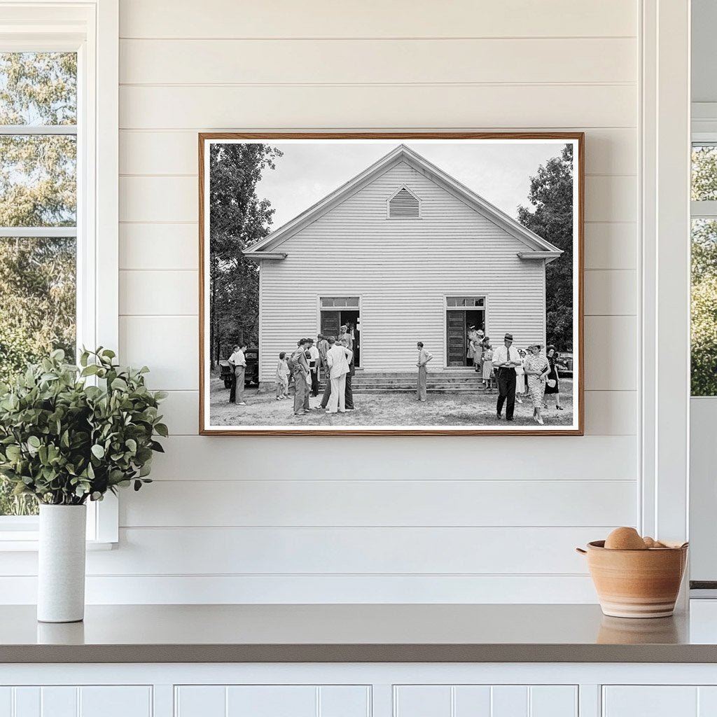 Wheeleys Church Gordonton NC Vintage Photo July 1939 - Available at KNOWOL