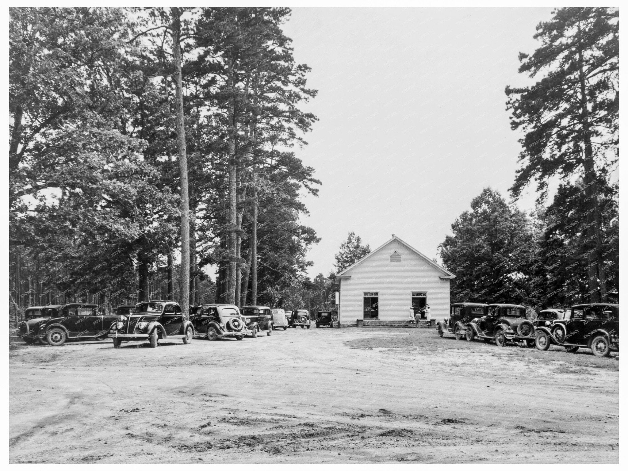 Wheeleys Church North Carolina July 1939 Vintage Photo - Available at KNOWOL