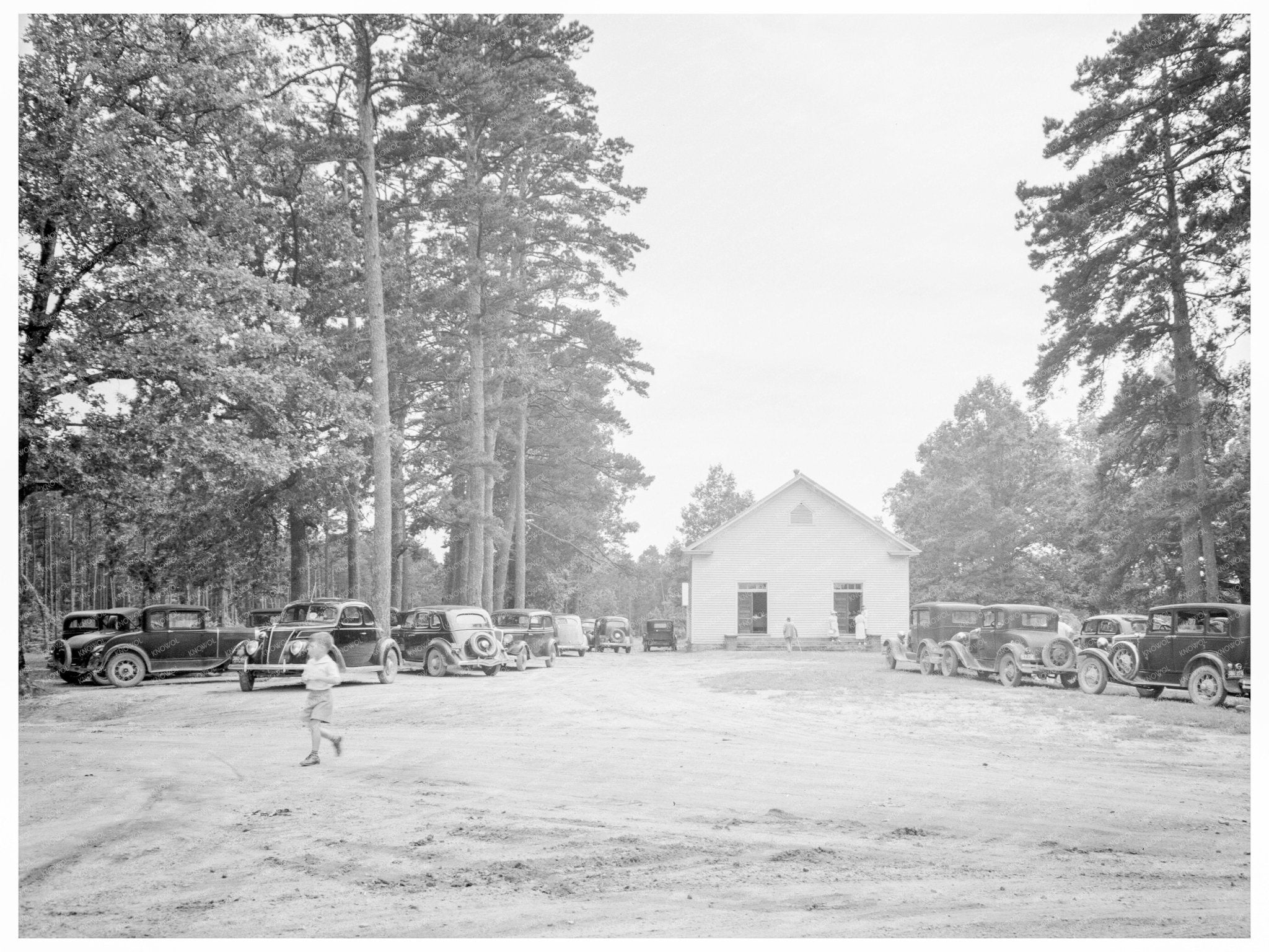 Wheeleys Church Vintage Image North Carolina 1939 - Available at KNOWOL