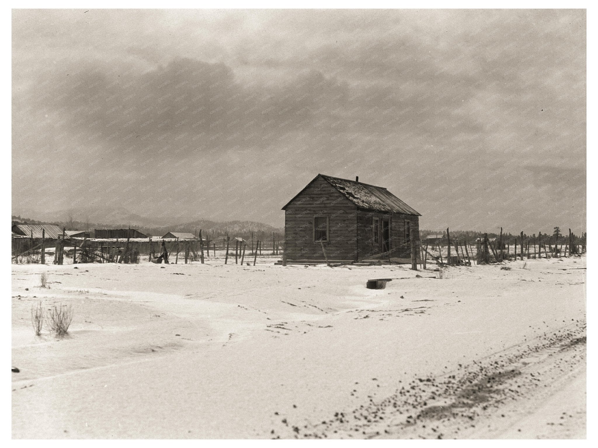 Widtsoe Utah Home Vintage Image April 1936 Agricultural Community History - Available at KNOWOL