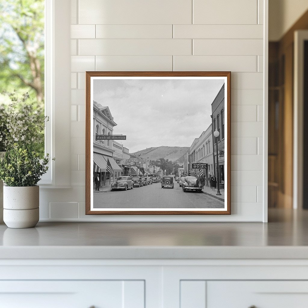 Yreka California Main Street July 1942 Vintage Photograph - Available at KNOWOL