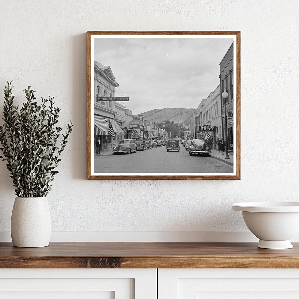 Yreka California Main Street July 1942 Vintage Photograph - Available at KNOWOL