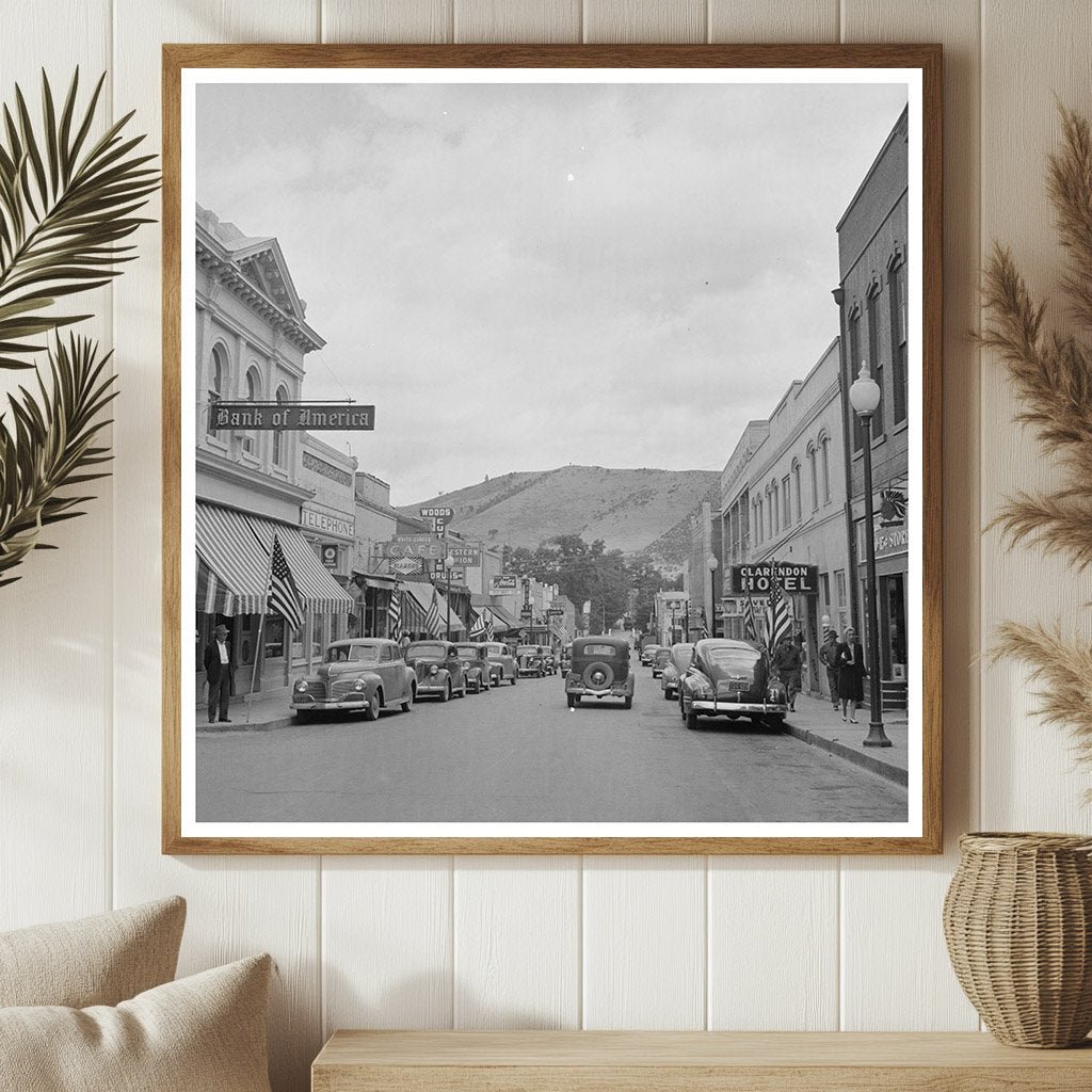 Yreka California Main Street July 1942 Vintage Photograph - Available at KNOWOL